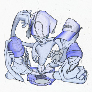 Brudna - Bielizna (White/Blue Vinyl)